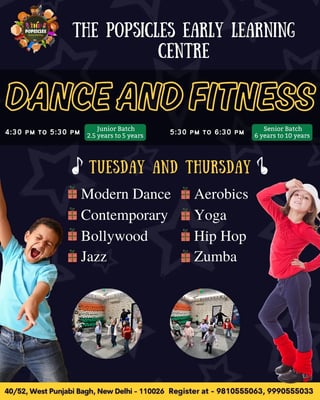 The Popsicles Early Learning Centre-Dance And FitnessHThe Popsicles Early Learning Centre