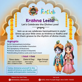 The Popsicles-Krishna leela workshop for kids