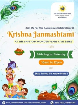 The Shri Ram Wonder Years-Krishna Janmashtami for kids