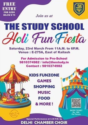 The Study School-Holi Fun Fiesta