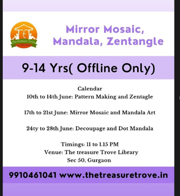 The Treasure Trove-Mirror Mosaic Mandala (Art)
