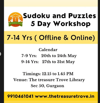 The Treasure Trove-Sudoku and puzzles