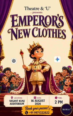 Theatre & U-The Emperors New Clothes Childrens Theatre Show