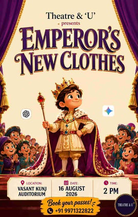 Theatre & U-The Emperors New Clothes Childrens Theatre Show
