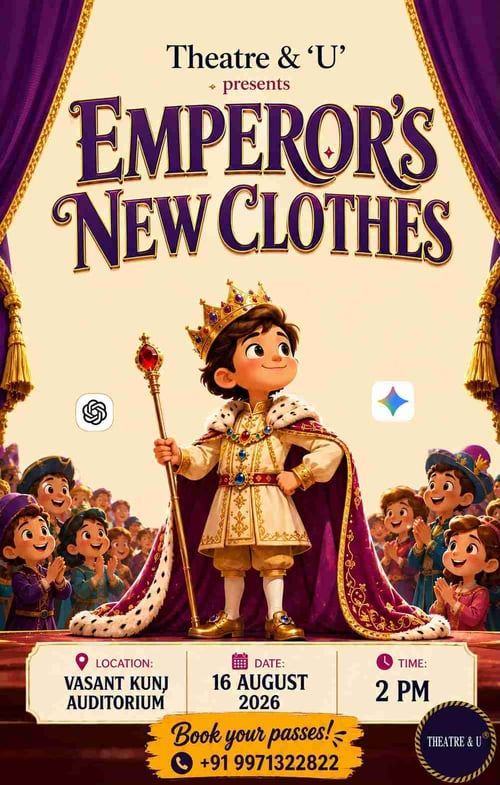 Theatre & U-The Emperors New Clothes Childrens Theatre Show