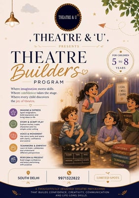 Theatre & U-Theatre Builders Program for Kids