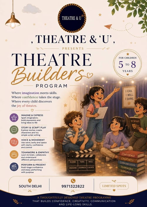 Theatre & U-Theatre Builders Program for Kids