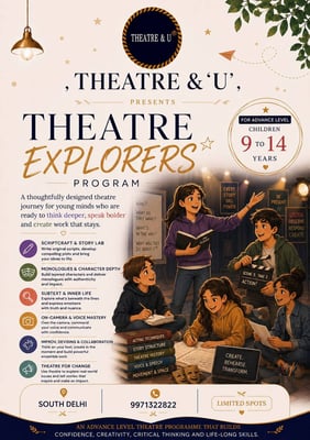 Theatre & U-Theatre Explorers Program for Kids