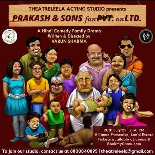 Theatreleela Acting Studio  -  PRAKASH & SONS  Drama Theatre