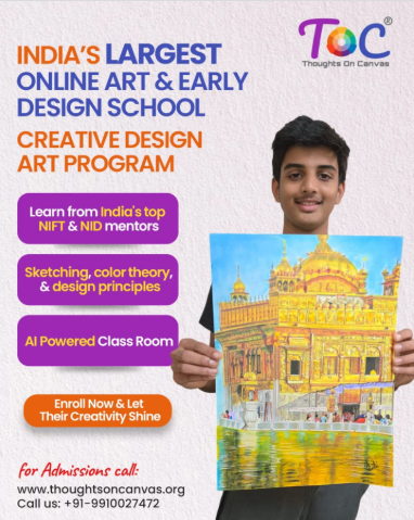 Thoughts On Canvas  -  Creative Design Art Program For Kids
