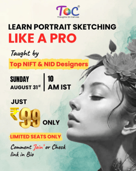 Thoughts On Canvas - Online Portrait Sketching Workshop