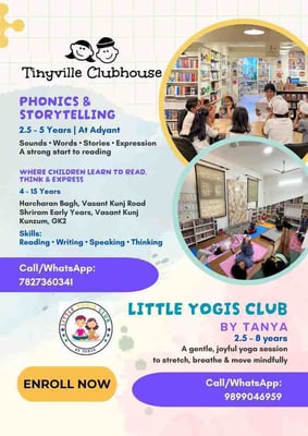 Tinyville Clubhouse-Reading Storytelling and Mindful Movement for Kids