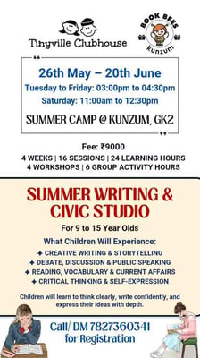Tinyville Clubhouse-Summer Camp at Kunzum