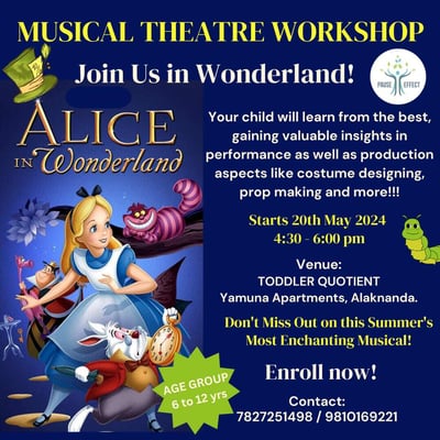 Toddler Quotient-Musical Theatre workshop (Summer)