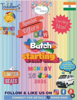 Toddlers International School  -  Toddlers Summer Tango Hobby Courses 2025