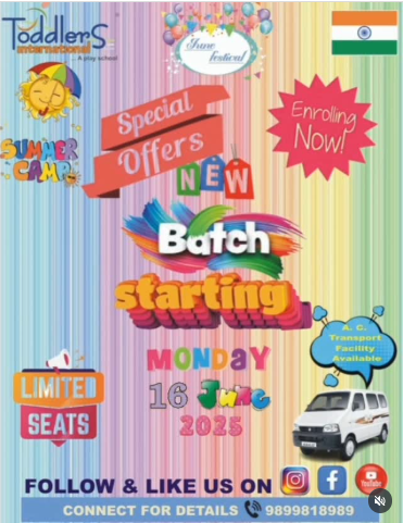 Toddlers International School  -  Toddlers Summer Tango Hobby Courses 2025