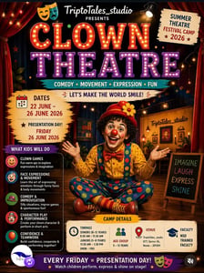 Triptotales Storytelling Centre-Clown Theatre for Kids