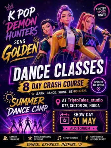 Triptotales Storytelling Centre-K Pop Summer Dance Camp 2026