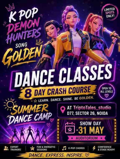 Triptotales Storytelling Centre-K Pop Summer Dance Camp 2026