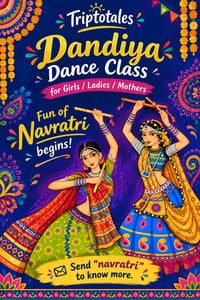 Triptotales Storytelling Centre-Navratri Dance Classes