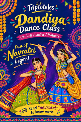 Triptotales Storytelling Centre-Navratri Dance Classes