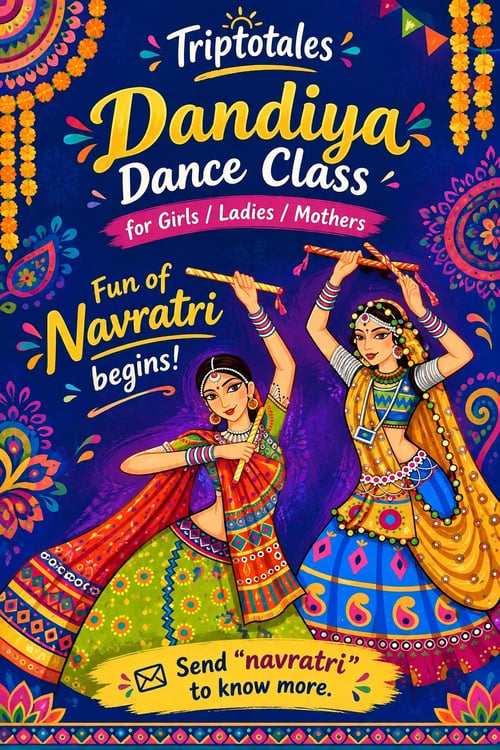 Triptotales Storytelling Centre-Navratri Dance Classes