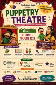 Triptotales Storytelling Centre-PUPPETRY THEATRE for Kids