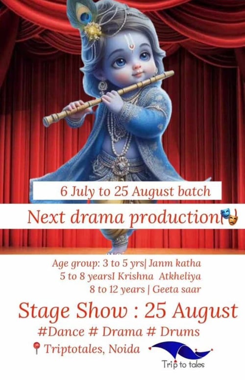 Triptotales Storytelling Centre- Janm katha Krishna Atkheliya & Geeta saar (Drama Batch)