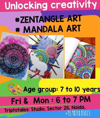 Triptotales Storytelling Centre-Zentangle art & Mandala art