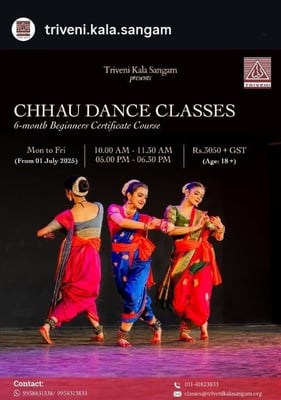 Triveni Kala Sangam  -  Chhau Dance Classes