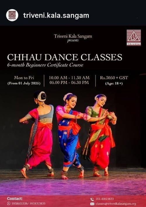 Triveni Kala Sangam  -  Chhau Dance Classes
