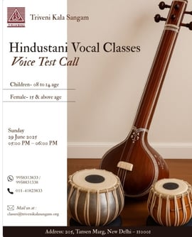 Triveni Kala Sangam  -  Hindustani Vocal Classes