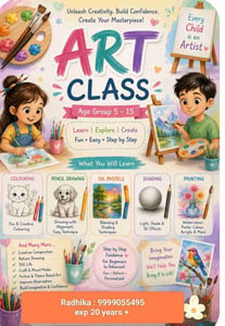 Tution Classes By Radhika Khanna-Creative Art Classes for Kids