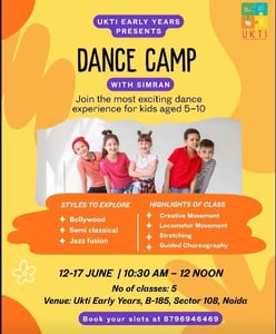 UKTI Early Years-Dance Camp for Young Stars (Noida)