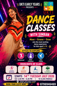UKTI Early Years-Dance Classes for Kid (Noida)