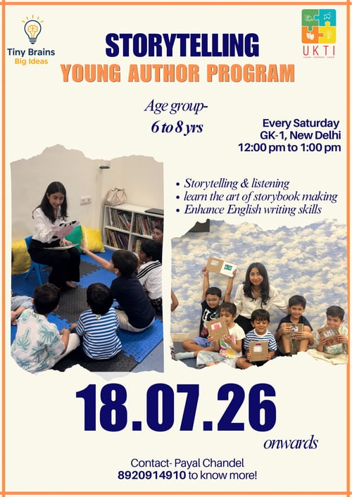UKTI Early Years-Young Author Program for Kids Storytelling and Creative Writing