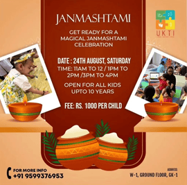 Ukti-Janmashtami Celebration for kids