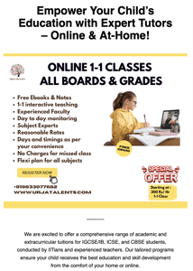 Urja Talents-All boards Grades 1-1 Classes
