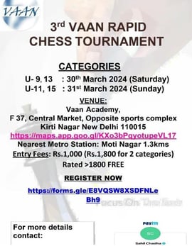 Vaan Academy-Chess Tournament