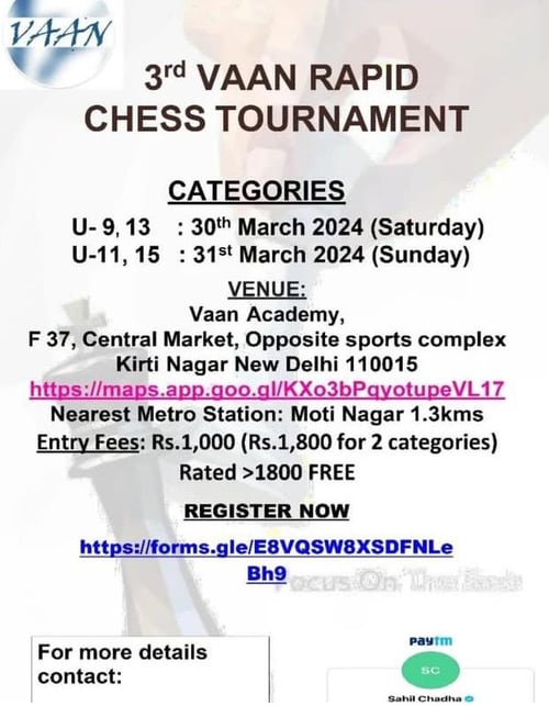 Vaan Academy-Chess Tournament