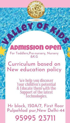 Valley of Kids-Admission Open