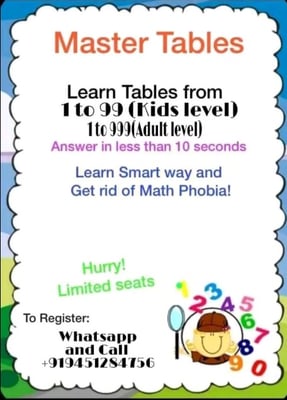 Vedic Maths Family  -  Online Maths Classes