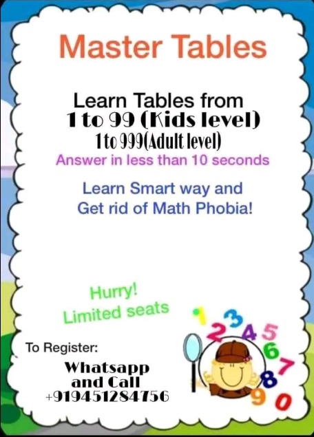 Vedic Maths Family  -  Online Maths Classes