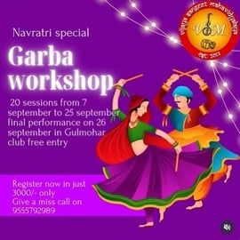 Vijaya Sangeet Mahavidyalaya - Navratri Special Garba Workshop