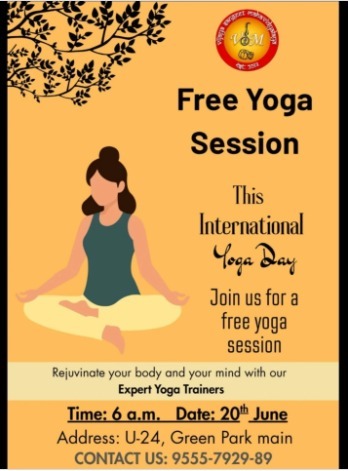 Vijaya sangeet mahavidyalaya  -  Free Yoga Workshop For kids