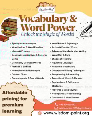 Wisdom Point- Vocabulary & Word Power Classes