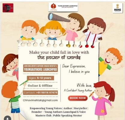 Voice Masters Club  -  Young Author's Launchpad Program