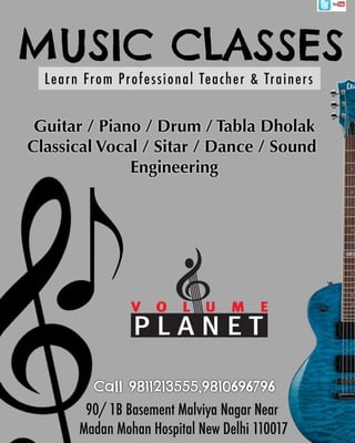 Volume planet music academy-Music Classes