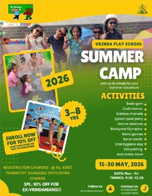 Vrinda Play School-Summer Camp 2026