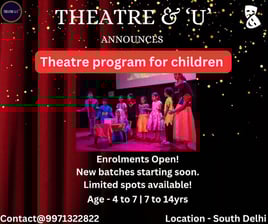 Theatre & U-Theatre program for children ( Gurugram )